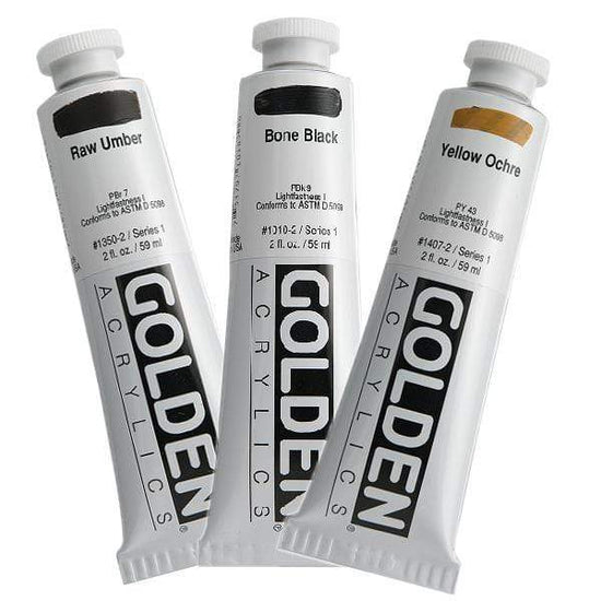 Load image into Gallery viewer, GOLDEN HB 59ML SER1 Golden Heavy Body Acrylic 59ml Series 1
