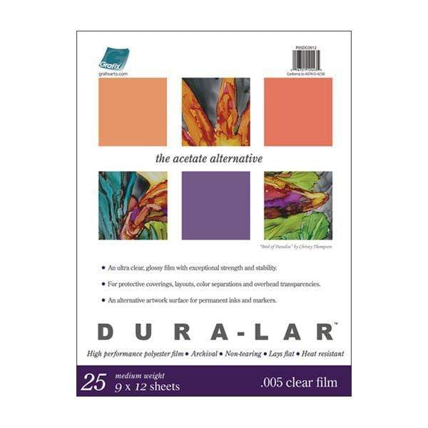 Grafix Dura-Bright Pad Opaque White 9x12 (12 Sheets)