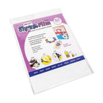 GRAFIX SHRINK FILM INK JET Grafix White Ink Jet Printer Shrink Film 8.5x11" - 6 Pack