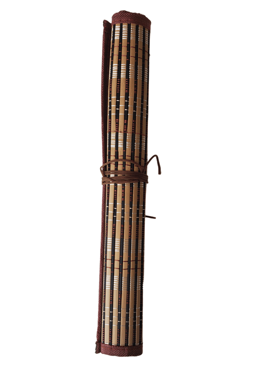 Load image into Gallery viewer, Gwartzman&amp;#39;s Art Supplies Brush Holder Gwartzman&amp;#39;s - Bamboo Brush Roll - Large
