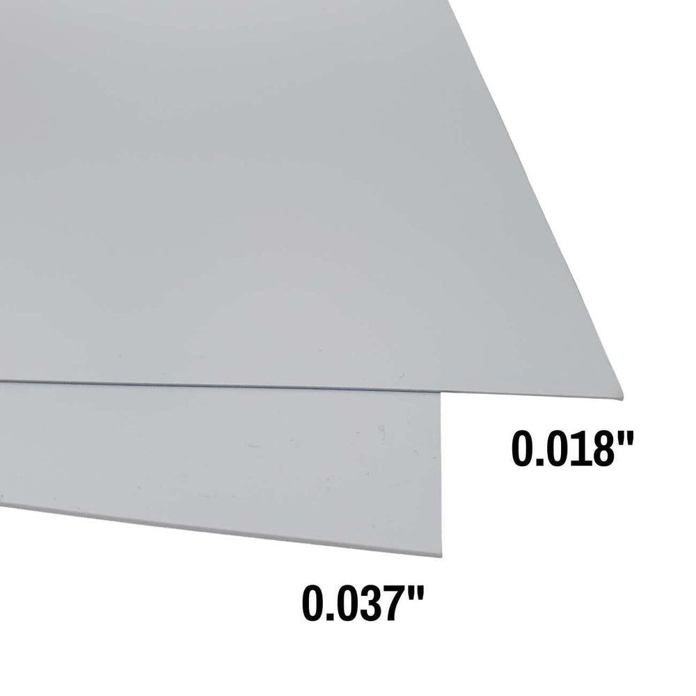 Gwartzman's Art Supplies Styrene Sheet Styrene - 0.037" Thick - 18x32" Sheet