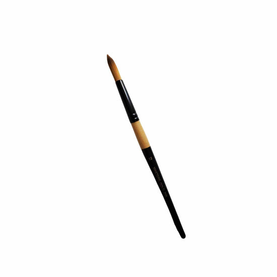 Gwartzman's Art Supplies Synthetic Brush #12 Gwartzman's Masters  series - Gold Taklon Brushes - Series 20R - Round