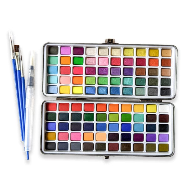 Gwartzman's Art Supplies Watercolour Set Gwartzman's - Watercolour Travel Set - 100 Colours