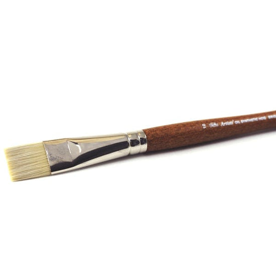 Princeton Brush Dakota Synthetic Hog Bristle Oil & Acrylic Brush, Angu
