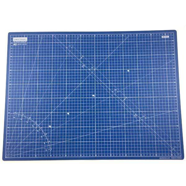 Alvin Self-Healing Cutting Mat - 18x24", Double-Sided Blue/Grey, Gridded Surface For Crafts & Sewing