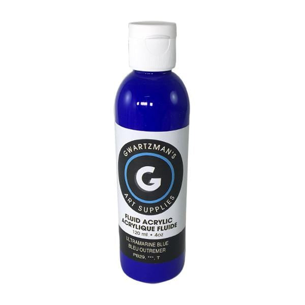 GWARTZMANS FLUID ACRYLIC ULTRAMARINE Gwartzmans Fluid Acrylics - 120ml