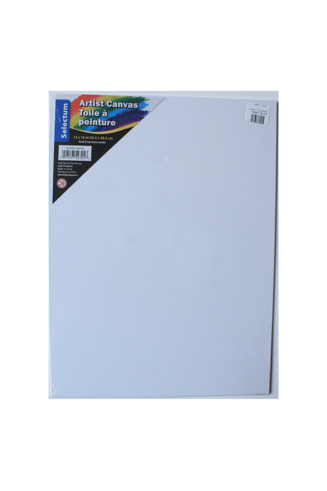 GWARTZMANS Selectum - Canvas Board - 12x16" - Acid Free - 280 grams - item# SL54325