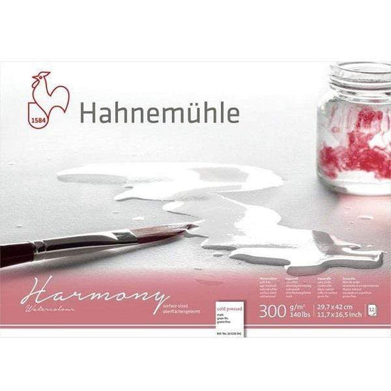 HAHNEMUHLE HARMONY CP PAD Hahnemuhle Harmony Cold Press Watercolour Pad 11.7x16.5"