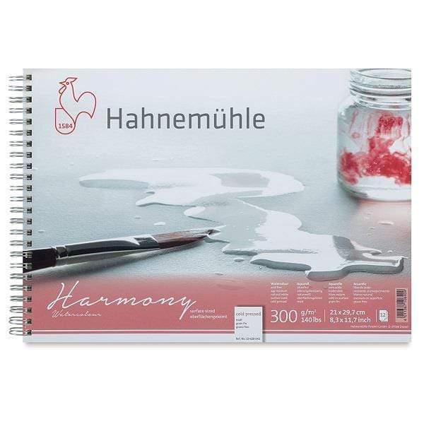 Load image into Gallery viewer, HAHNEMUHLE HARMONY CP PAD Hahnemuhle Harmony Cold Press Watercolour Pad 8.3x11.7&amp;quot;
