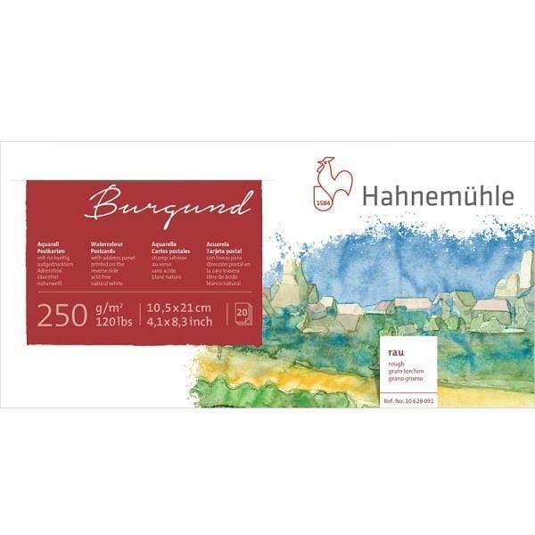 HAHNEMUHLE WC POSTCARD Hahnemuhle Watercolour Postcard Pad 4.1x8.3"