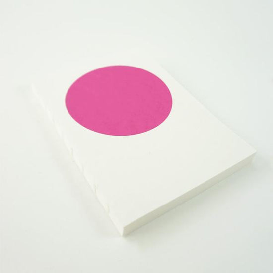 HANADURI HANJI BOOK Hanaduri - Hanji Book - A6 - Pink Circle - 105 x 148mm - Item# HBG6