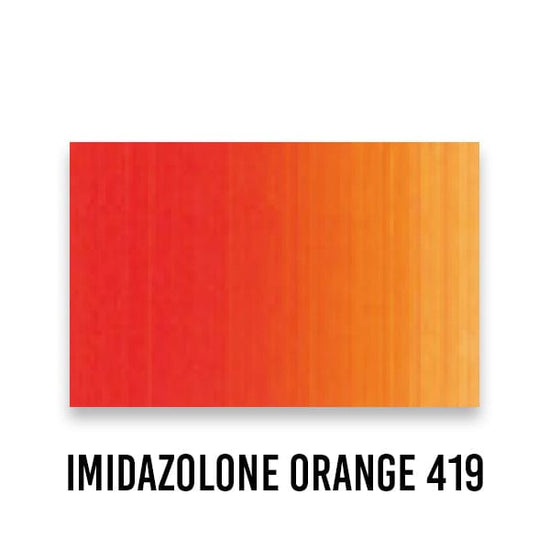 HOLBEIN Acrylic Paint Imidazolone Orange 419 Holbein - Heavy Body Acrylic Paint - 60mL Tubes - Series C