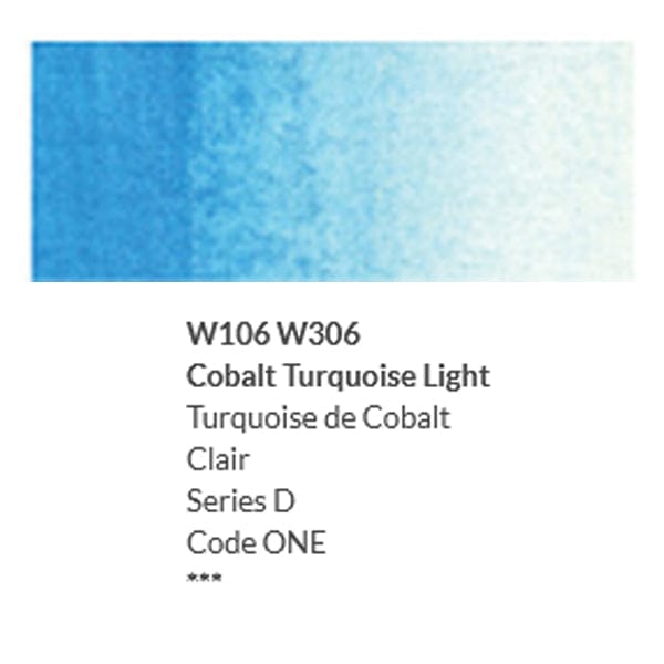 HOLBEIN Watercolour Tubes COBALT TURQUOSE LIGHT Holbein - Artists' Watercolour - 5ml Tubes - Series D