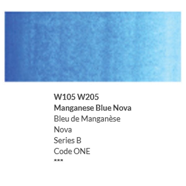 HOLBEIN Watercolour Tubes MANGANESE BLUE NOVA Holbein - Artists' Watercolour - 5ml Tubes - Series B