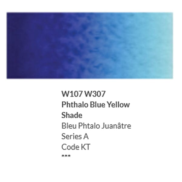 HOLBEIN Watercolour Tubes PHTHALO BLUE (YELLOW SHADE) Holbein - Artists' Watercolour - 5ml Tubes - Series A