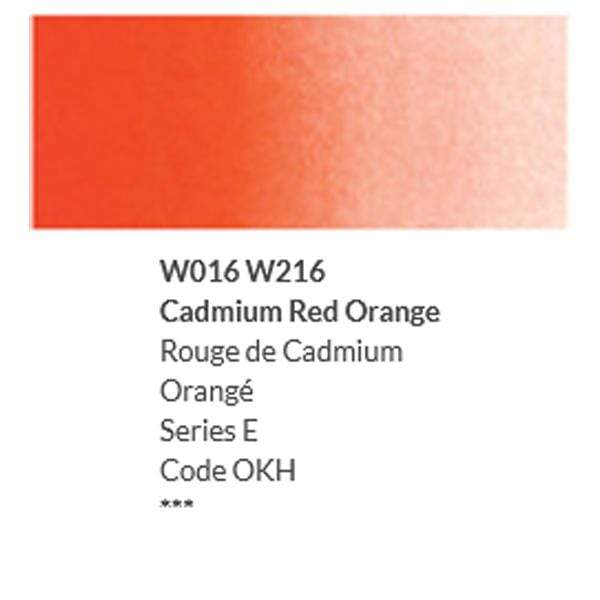 HOLBEIN WC TUBE CAD RED ORANGE Holbein - Artist's Watercolour Tubes - 5ml - Series E