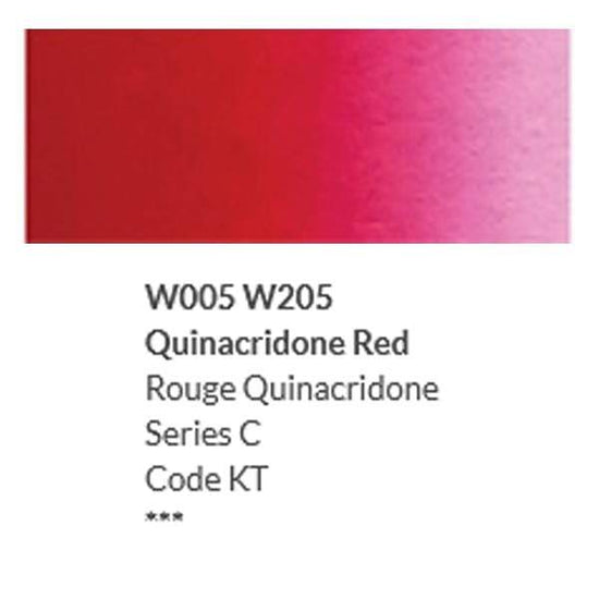 HOLBEIN WC TUBE QUINACRIDONE RED Holbein - Artist's Watercolour Tubes - 5ml - Series C