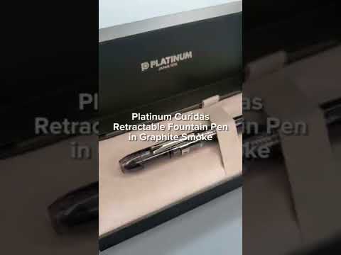 Load and play video in Gallery viewer, Platinum - Curidas - Retratable Fountain Pens - Prism Crystal
