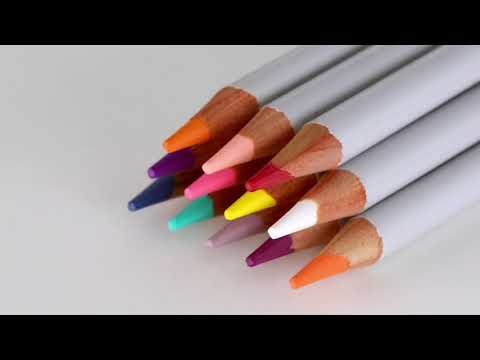 Load and play video in Gallery viewer, Winsor &amp;amp; Newton - Colour Pencils - Soft Thick-Core - 24 Colour Set - Item #0490013
