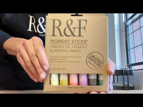 Load and play video in Gallery viewer, R&amp;amp;F - Pigment Sticks - LIMITED EDITION - Unique Colour Set - 6 Colours
