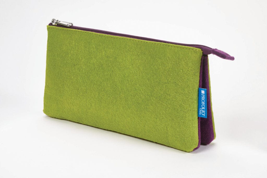 ITOYA Pencil Case GREEN-PURPLE Itoya - Midtown - Pencil Pouch - Large