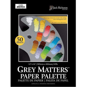 JACK RICHESON GREY MATTERS Grey Matters Tear Off Paper Palette 12x16"