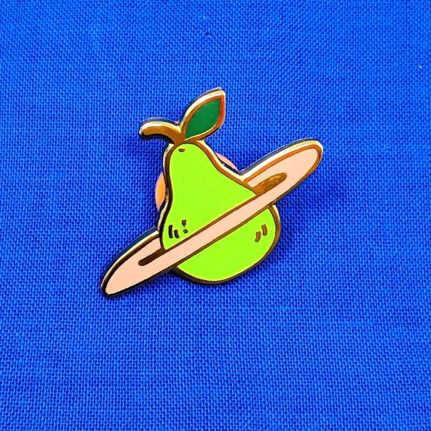 
                
                    Load image into Gallery viewer, JACKIELEE ENAMEL PINS GALAXY PEAR Jackie Lee - Enamel Pins
                
            
