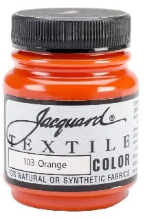 Jacquard Fabric Paint Jacquard - Textile Color - 2.25oz Jar - Orange