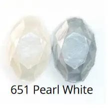 Jacquard Metallic Pigment Pearl White 651 Jacquard - Pearl Ex - Powdered Pigment - 3g Jars
