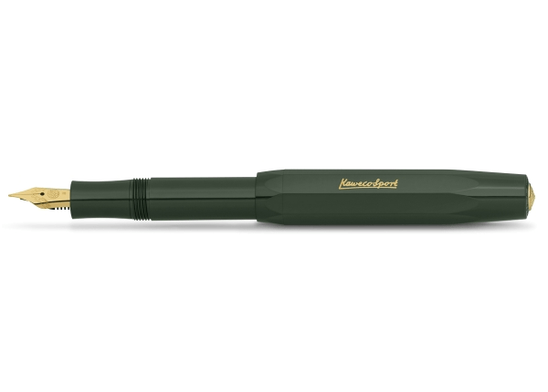 KAWECO FOUNTAIN PEN GREEN / Fine Kaweco - Classic Sport - Fountain Pens