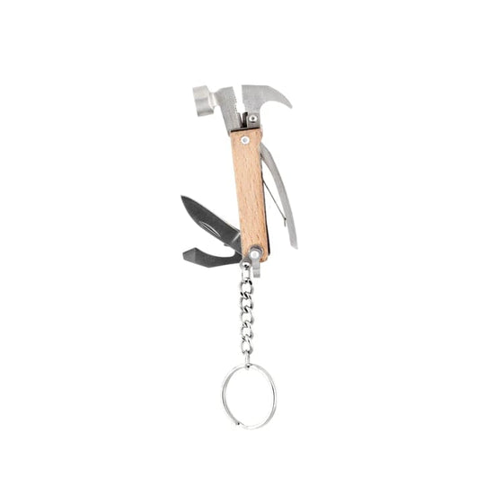 Kikkerland Design Inc. Tool Kikkerland - Mini Hammer Tool - 7-in-1 Multi-tool - Item #KR13-W