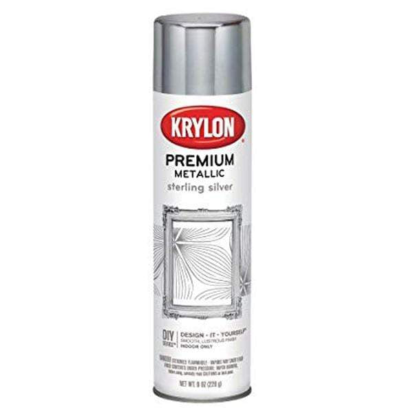 KRYLON PREMIUM METALLIC STERLING SILVER Krylon Premium Metallic Spray Paint