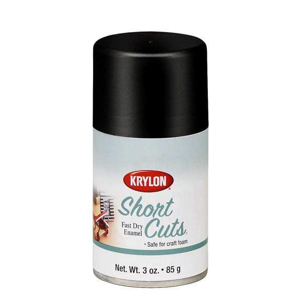 KRYLON SHORT CUTS PAINT GLOSS BLACK Krylon Short Cuts Spray Paint