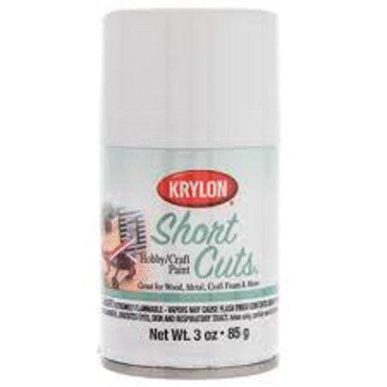 KRYLON SHORT CUTS PAINT GLOSS WHITE Krylon Short Cuts Spray Paint