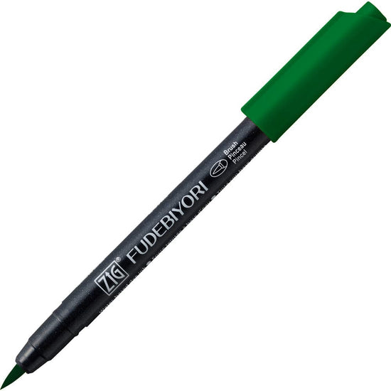 KURETAKE BRUSH PEN GREEN Kuretake - Fudebiyori - Brush Pens - Invidual Colours