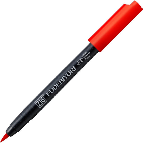KURETAKE BRUSH PEN RED Kuretake - Fudebiyori - Brush Pens - Invidual Colours