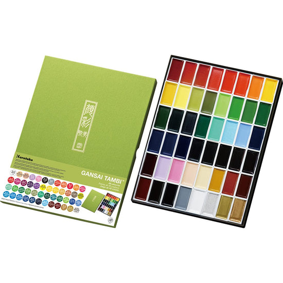 Kuretake Watercolour Set Kuretake - Gansai Tambi - Watercolour Set - 48 Colours - Item #MC20/48V