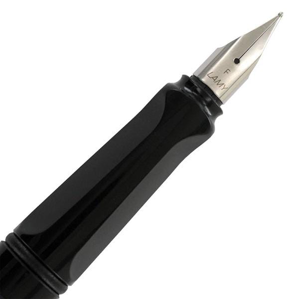 
                
                    Load image into Gallery viewer, LAMY FOUNTAIN PEN SHINY BLACK F Lamy Safari Fountain Pen
                
            