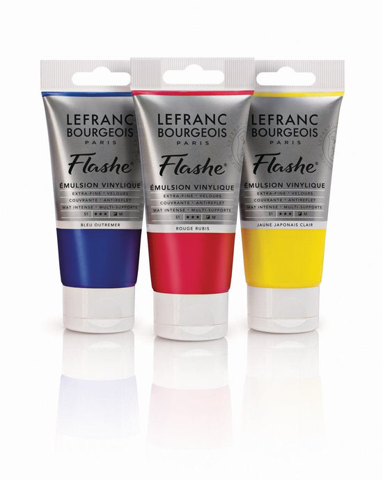 LEFRANC & BOURGEOISE FLASHE ACRYLIC Flashe - Vinyl Emulsion Paint - Individual 80mL Tubes - Series 2