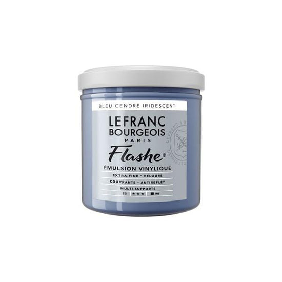 LEFRANC & BOURGEOISE FLASHE ACRYLIC IRID ASH BLUE Flashe Vinyl Emulsion Paint 125mL - Series 2