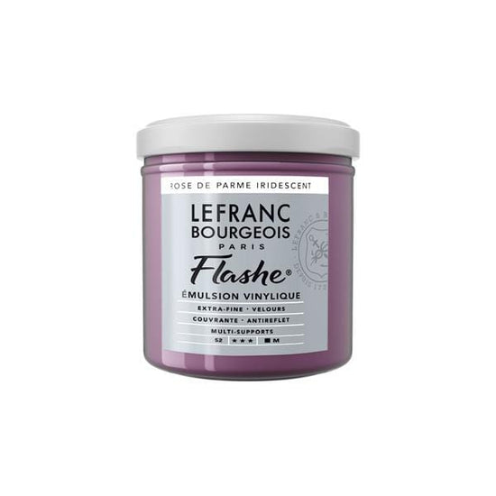 LEFRANC & BOURGEOISE FLASHE ACRYLIC IRID PARMA PINK Flashe Vinyl Emulsion Paint 125mL - Series 2