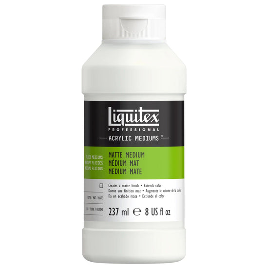 LIQUITEX Acrylic Medium Liquitex - Matte Medium - 237mL Bottle - Item #5108