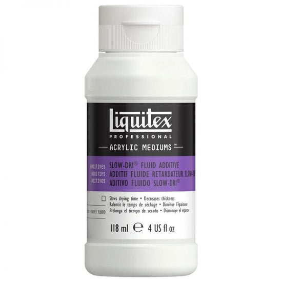 Liquitex Acrylic Medium Liquitex - Slo-Dri Fluid Additive - 118mL Bottle - Item #126704