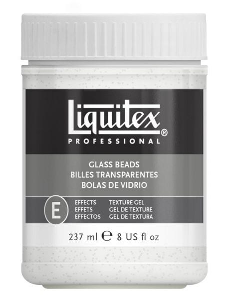 LIQUITEX Acrylic Medium Liquitex - Texture Gel Medium - Glass Beads - 237mL Jar - Item #6908