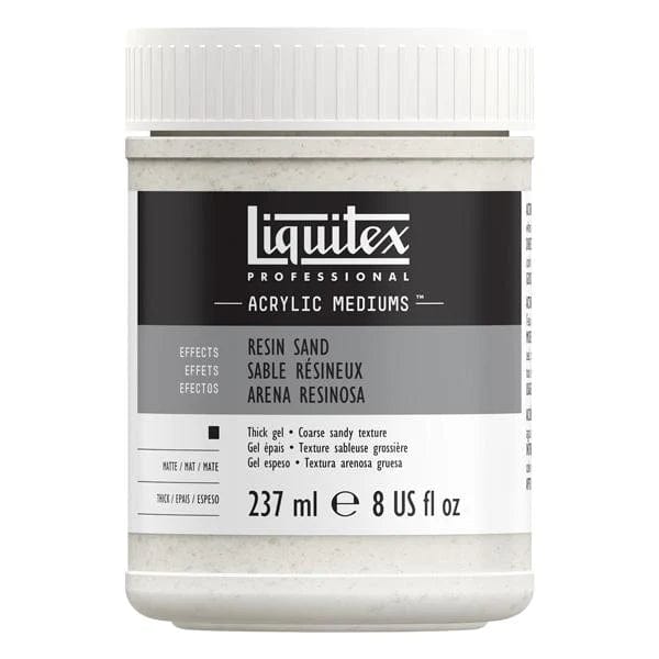 LIQUITEX Acrylic Medium Liquitex - Texture Gel Medium - Resin Sand - 237mL Jar - Item #6608