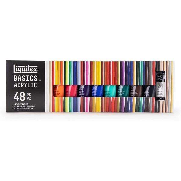 LIQUITEX BASICS SET Liquitex - Basics Acrylic Colours - Set of 48x22ml - item# 101048