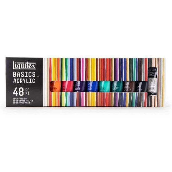 LIQUITEX BASICS SET Liquitex - Basics Acrylic Colours - Set of 48x22ml - item# 101048