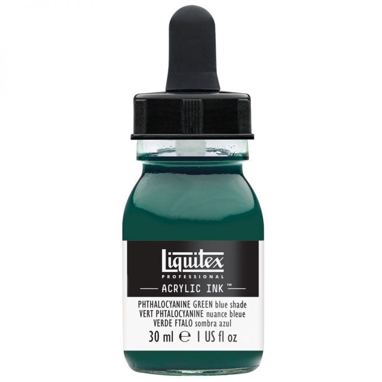 LIQUITEX Ink Phthalocyanine Green (Blue Shade) Liquitex - Acrylic Ink - 30ml / 1 fl oz