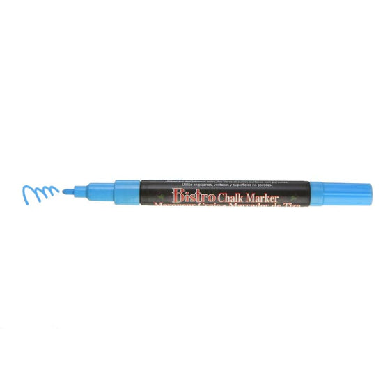 MARVY BISTRO CHALK MARKER FLUORESCENT BLUE Marvy Bistro - Chalk Marker - 3mm