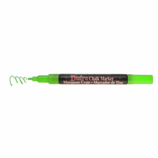 MARVY BISTRO CHALK MARKER FLUORESCENT GREEN Marvy Bistro - Chalk Marker - 3mm